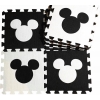 Mata piankowa czarno-biała Myszka Mickey