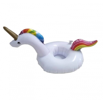 PODSTAWKA JEDNOROŻEC DMUCHANY PŁYWAJĄCY NA NAPÓJ NA DRINKI