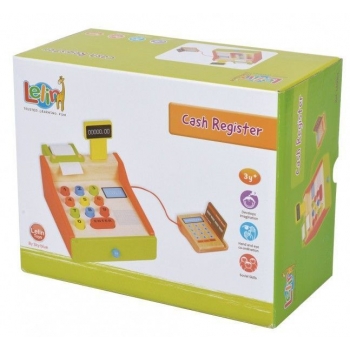 Drewniana kasa fiskalna Lelin